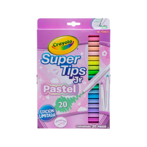 CRAYOLA 20 Super Tips PASTEL JR