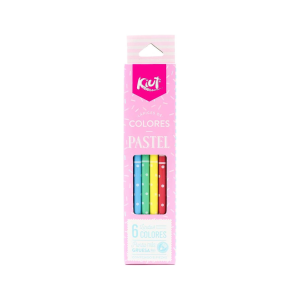 Balle Kiut Lápices De Colores Norma Tonos Pastel 6 Pzas