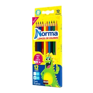 Norma- Lapices de color 12-l red norma