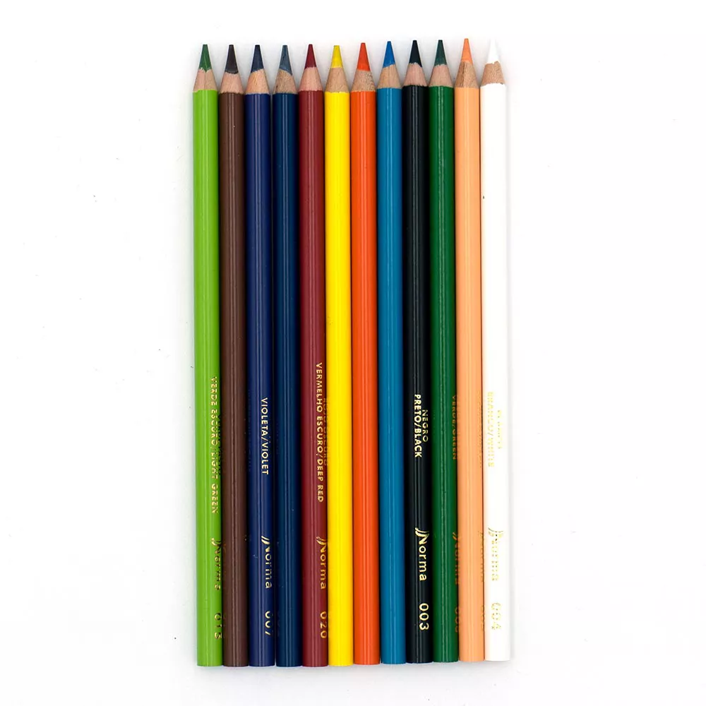 Norma- Lapices de color 12-l red norma - Imagen 5